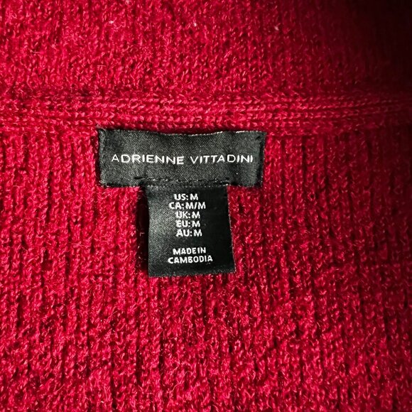 Adrienne Vittadini Red Sweater - Medium - Picture 6 of 6